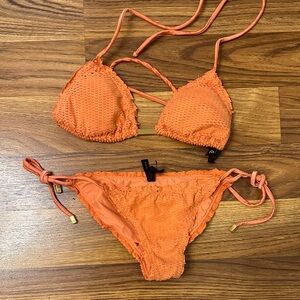 VIX Textured Bikini Set